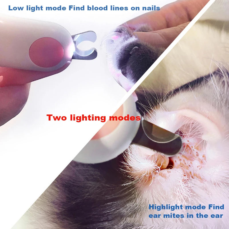 LED Pet Nail Clipper – Cats & Small Dogs