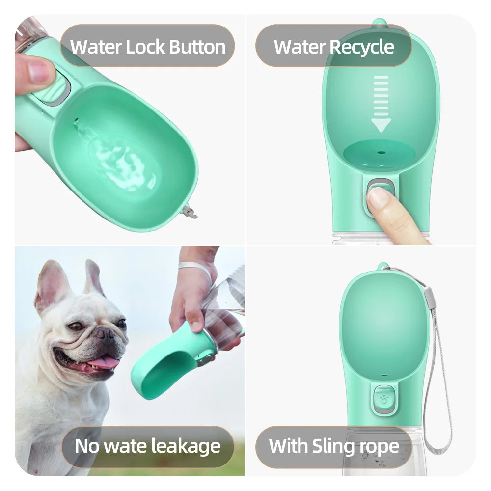 Dog Water Bottle For Pet Dogs Cats Water Feeder