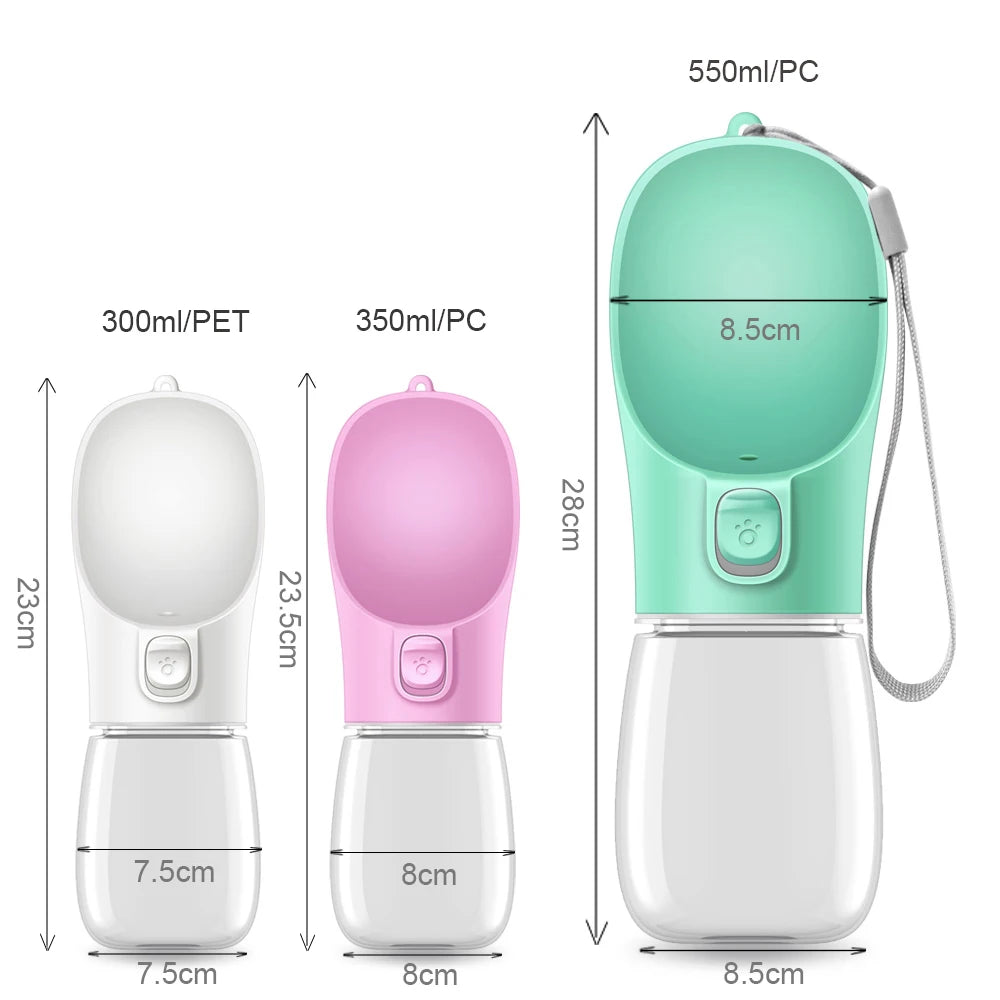 Dog Water Bottle For Pet Dogs Cats Water Feeder