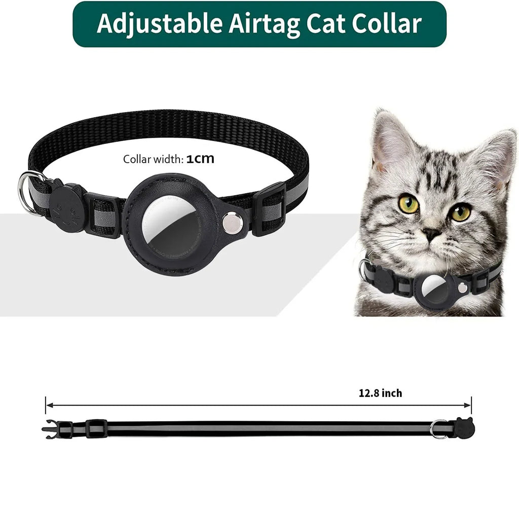 Reflective AirTag Cat Collar