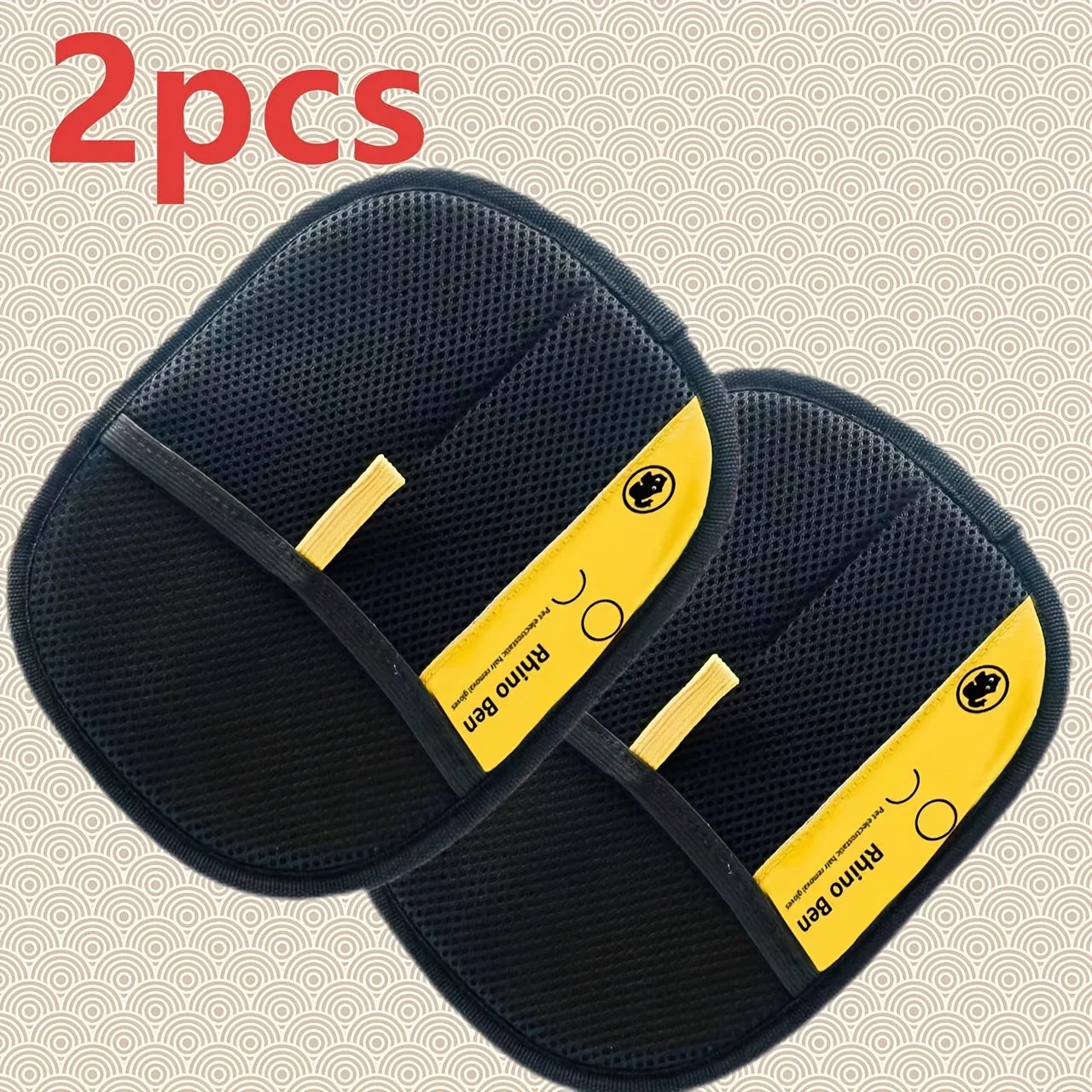 Piece Pet Hair Removal Gloves – Double-Sided Grooming & Deshedding Gloves for Cats and Dogs | Efficient Fur Control & Gentle Pet Care