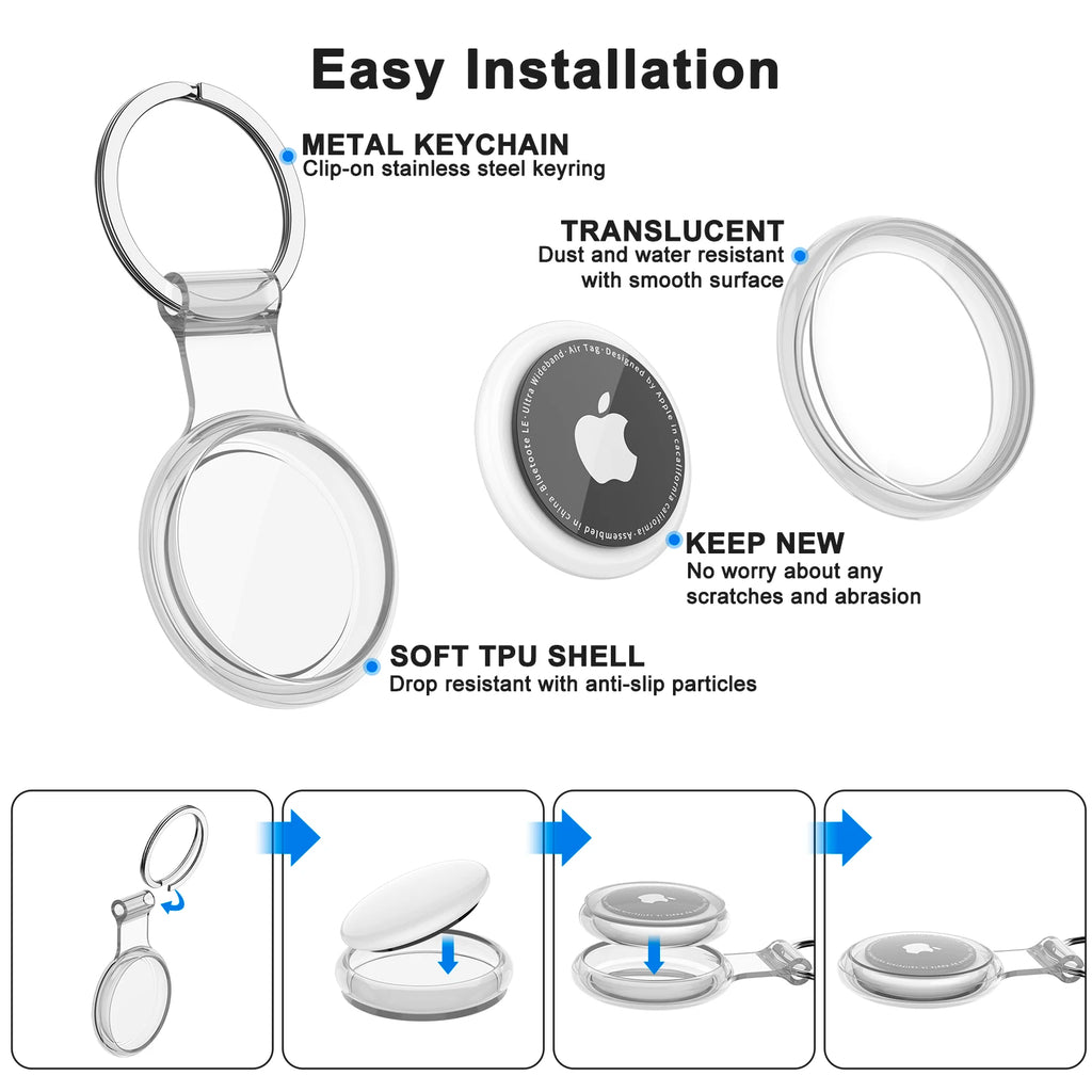 Airtag Pet Keychain Case