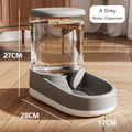 Dog & Cat Gravity Feeder with Water Bowl