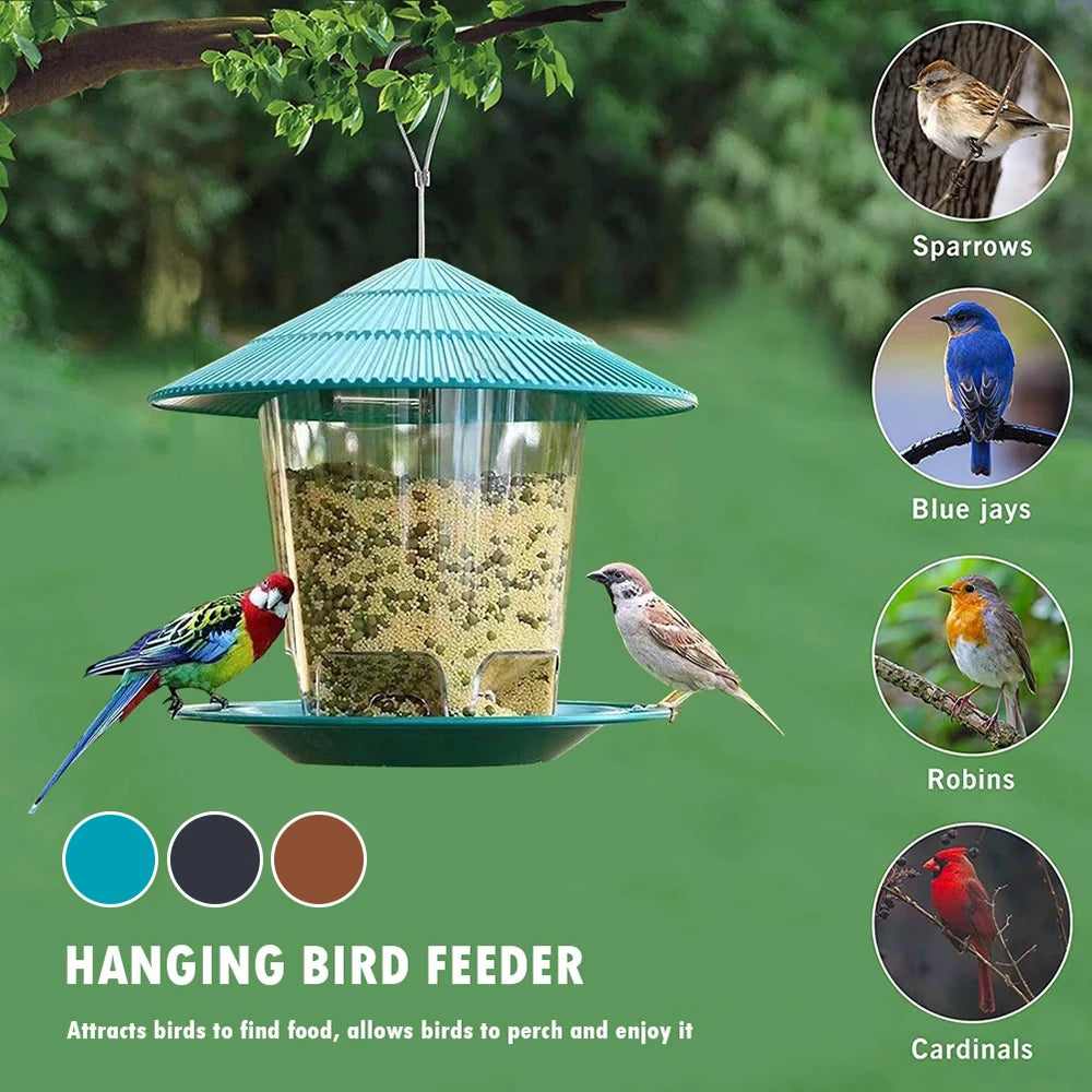 Auto Bird Feeder Dispenser